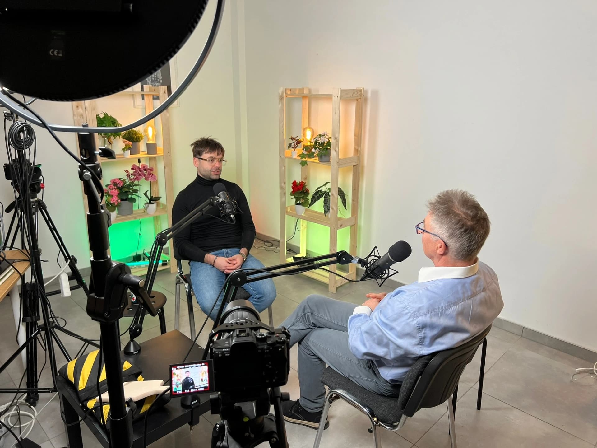 Nagrywanie wywiadu z wykorzystaniem greenscreena